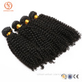 mongolian afro kinky curly human hair weave 4a